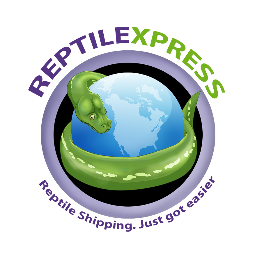 Reptile Express Logo Sticker Shipping Supplies